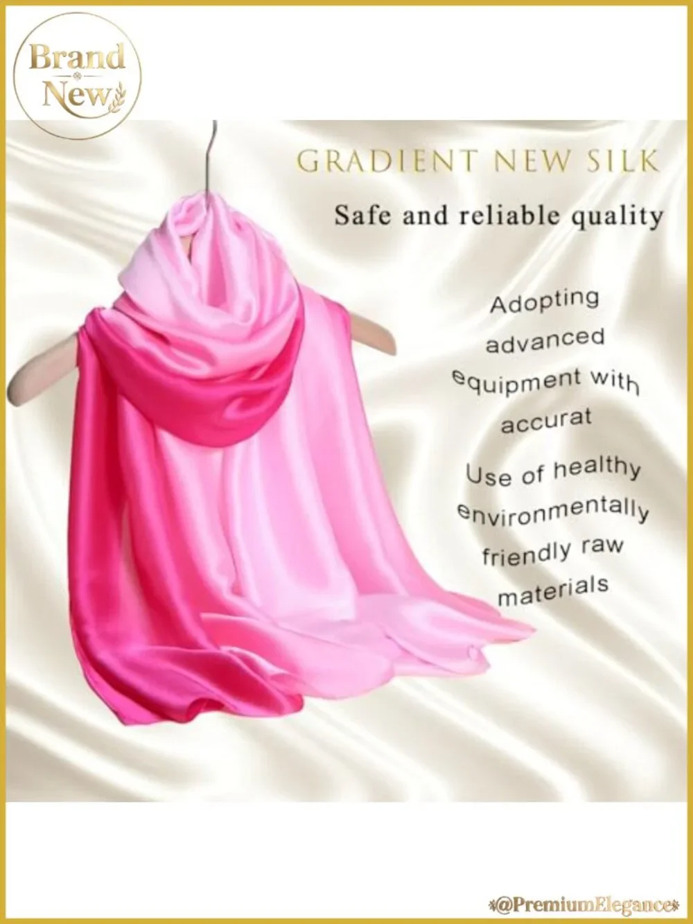 Oversized Silky Shawl Wrap Scarf Lightweight Gradient Summer Coverup